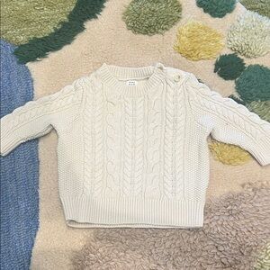Gap Cream Cable Knit Sweater